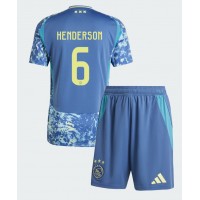 Ajax Jordan Henderson #6 Udebanesæt Børn 2024-25 Kortærmet (+ Korte bukser)